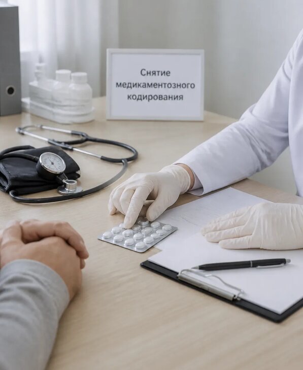 Снятие медикаментозного кодирования в Боровичах от 5212 р. | Медзона